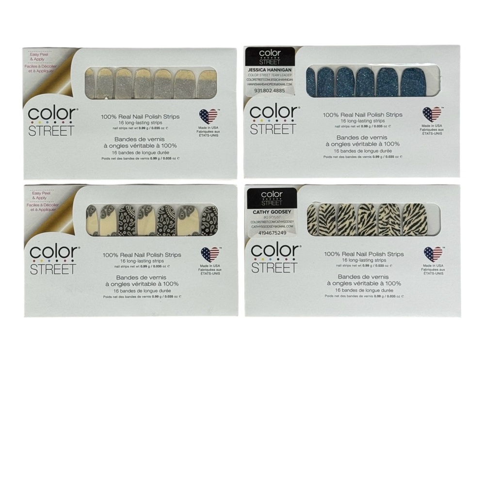 NEW Color Street Nail Polish Strips Lot of 14 Assorted Glitter + 12 Sample Packs - Picture 3 of 6